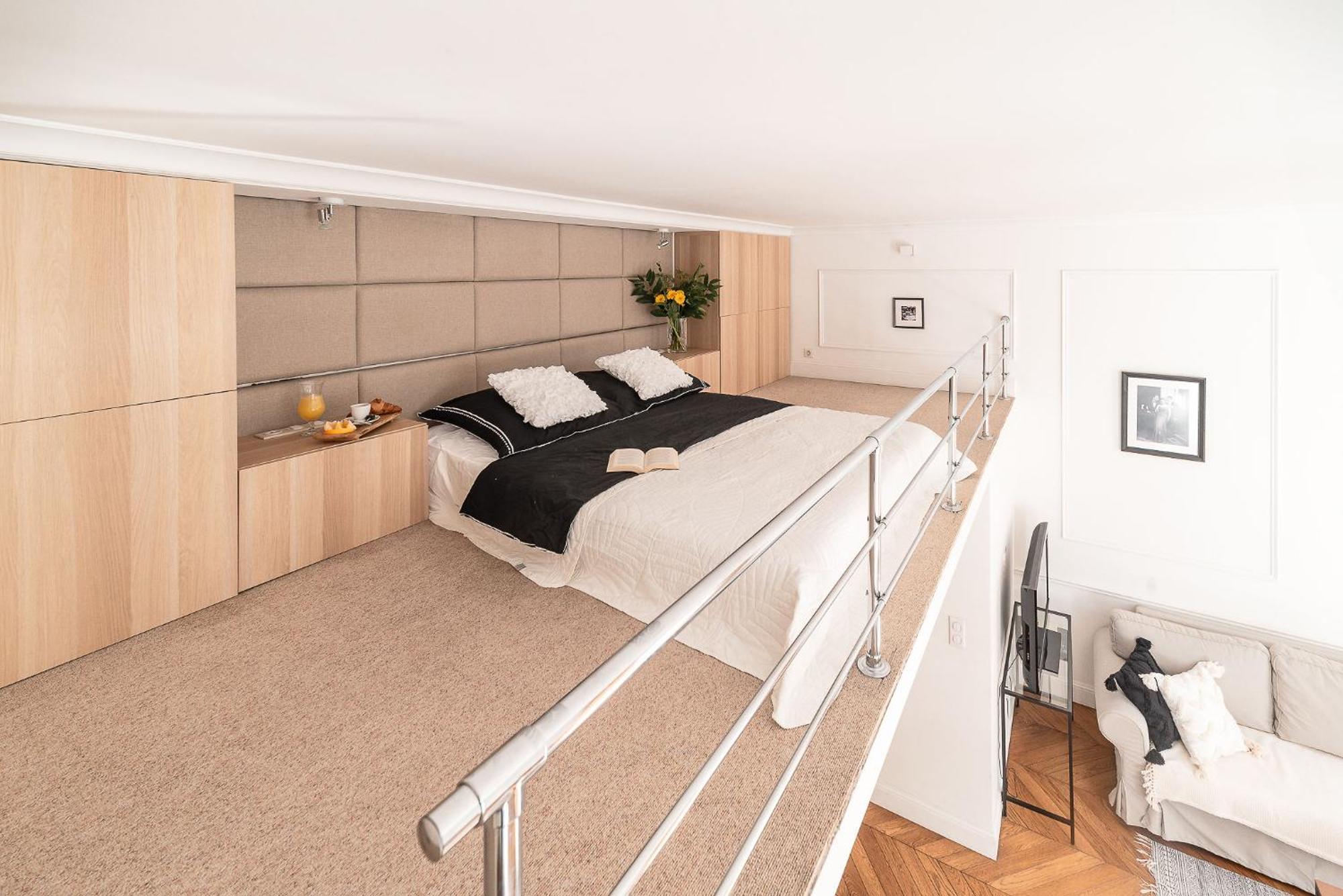 Appartement Modern Loft With Balcony Next To Mariott -600mbps Wifi *